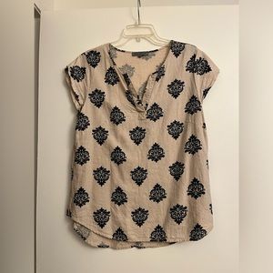 Rose & Rhyme Linen Top